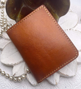 Leather Vertical Minimalist Wallet