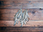 Load image into Gallery viewer, Leather Fringe Earrings- LARGE Starring Gladys
