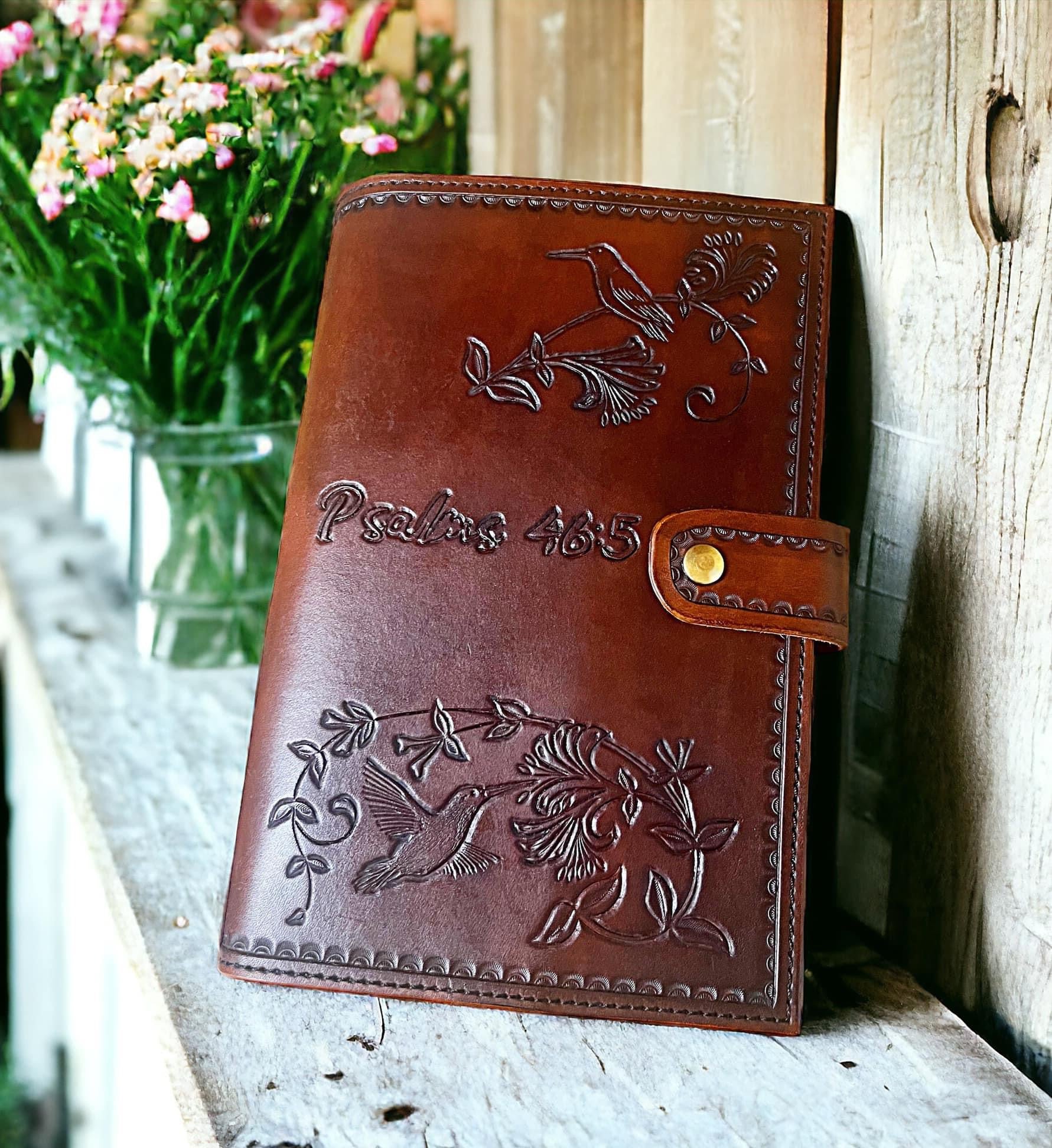 Tooled Leather Bible Cover- Custom