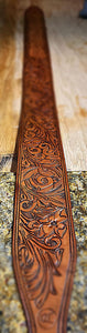 Tooled Leather Guitar Strap - Custom Order Only