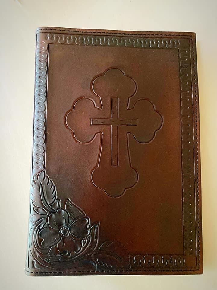 Tooled Leather Bible Cover- Custom