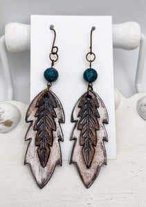 Leather Earrings - Nora